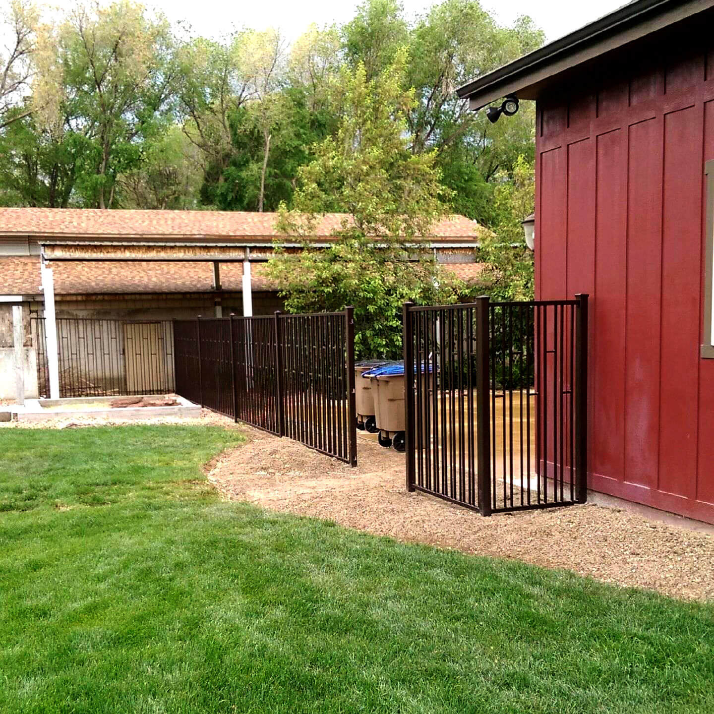 Backyard fence